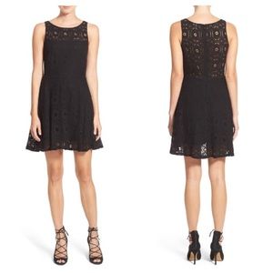 BB Dakota Renley Lace Fit & Flare Minidress Sz 12